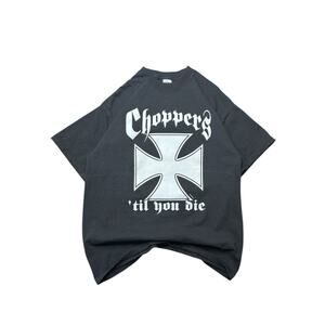 Vintage 2001 Choppers till u die West Coast Chopper Biker T Shirt Men Size Large